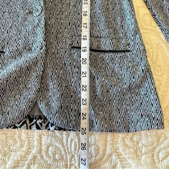 Tart soft knit grey patterned blazer jacket - Picture 11 of 13